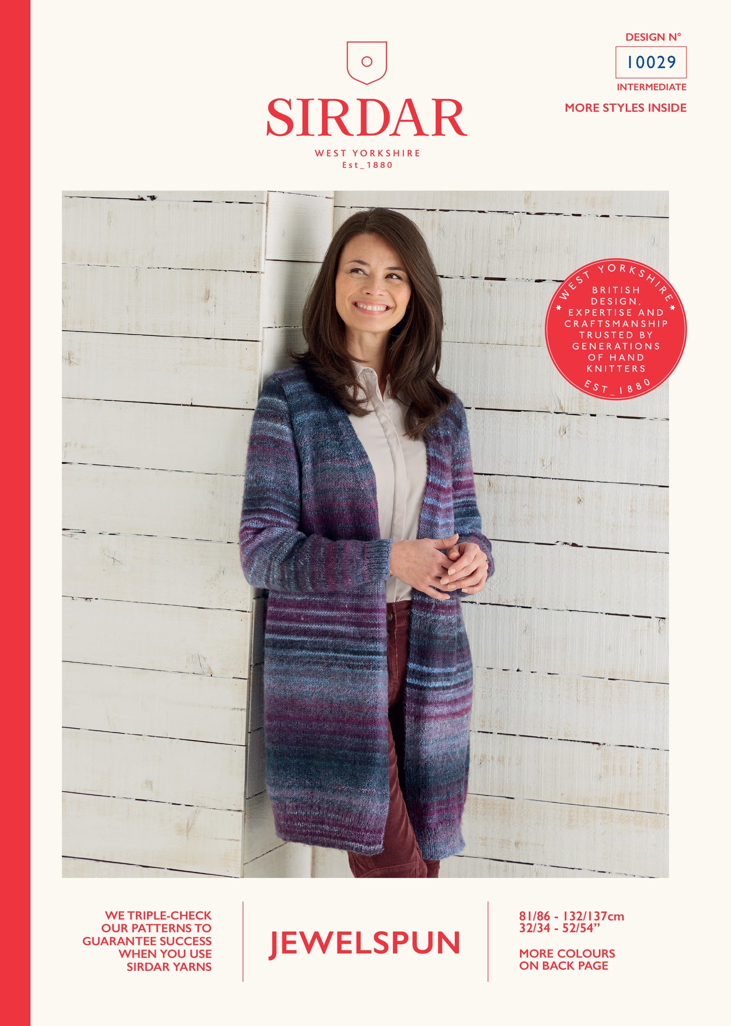 Sirdar Pattern 10029 - Jewelspun aran - Product image
