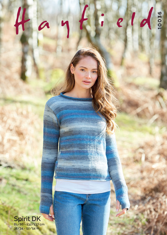 Hayfield Pattern 10036 - Sweater - Hayfi
