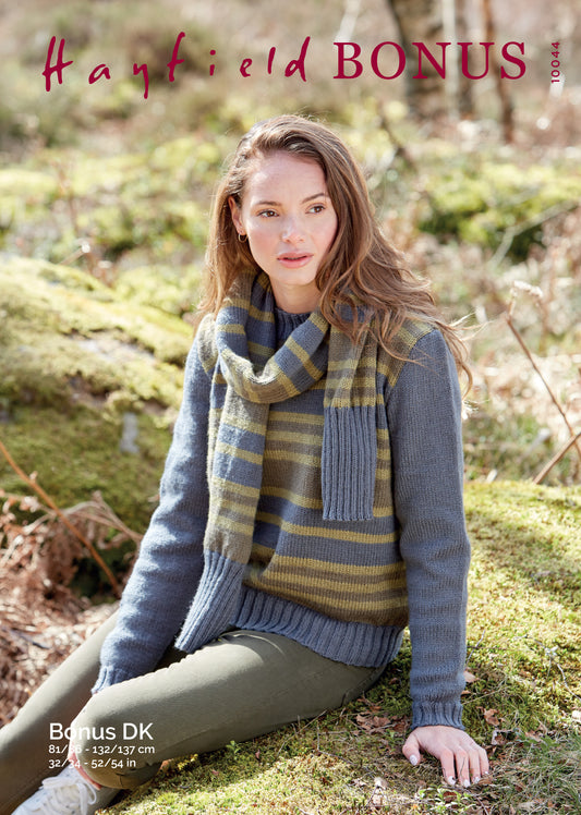 Hayfield Pattern 10044 - Sweater-Hayfiel