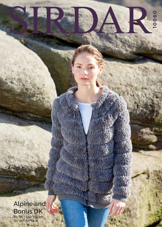 Sirdar Pattern 10060 - Jacket -Sirdar alpine & country Classic DK - Product image