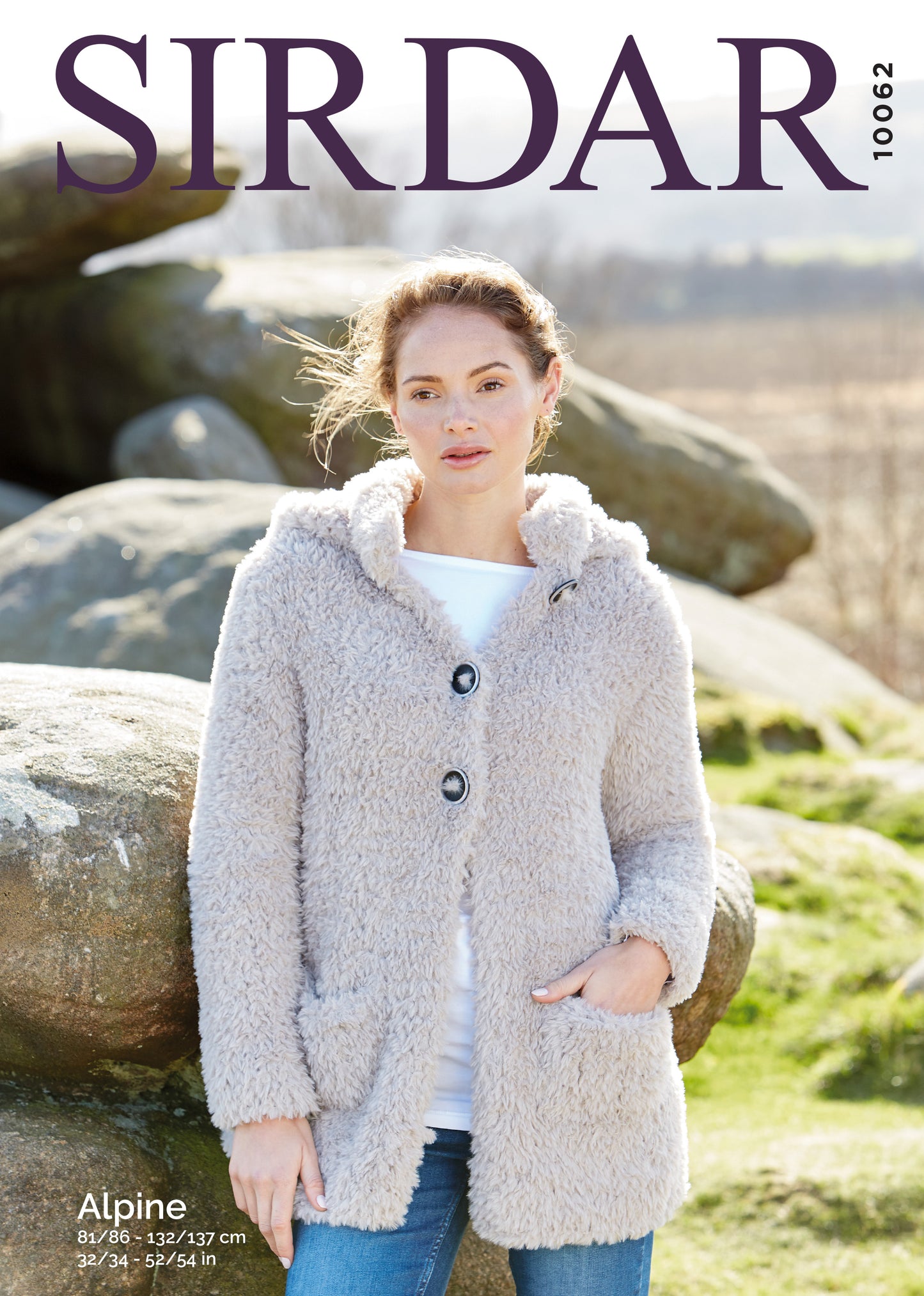 Sirdar Pattern 10062 - Ladies Hooded jacket-Sirdar alpine - Product image