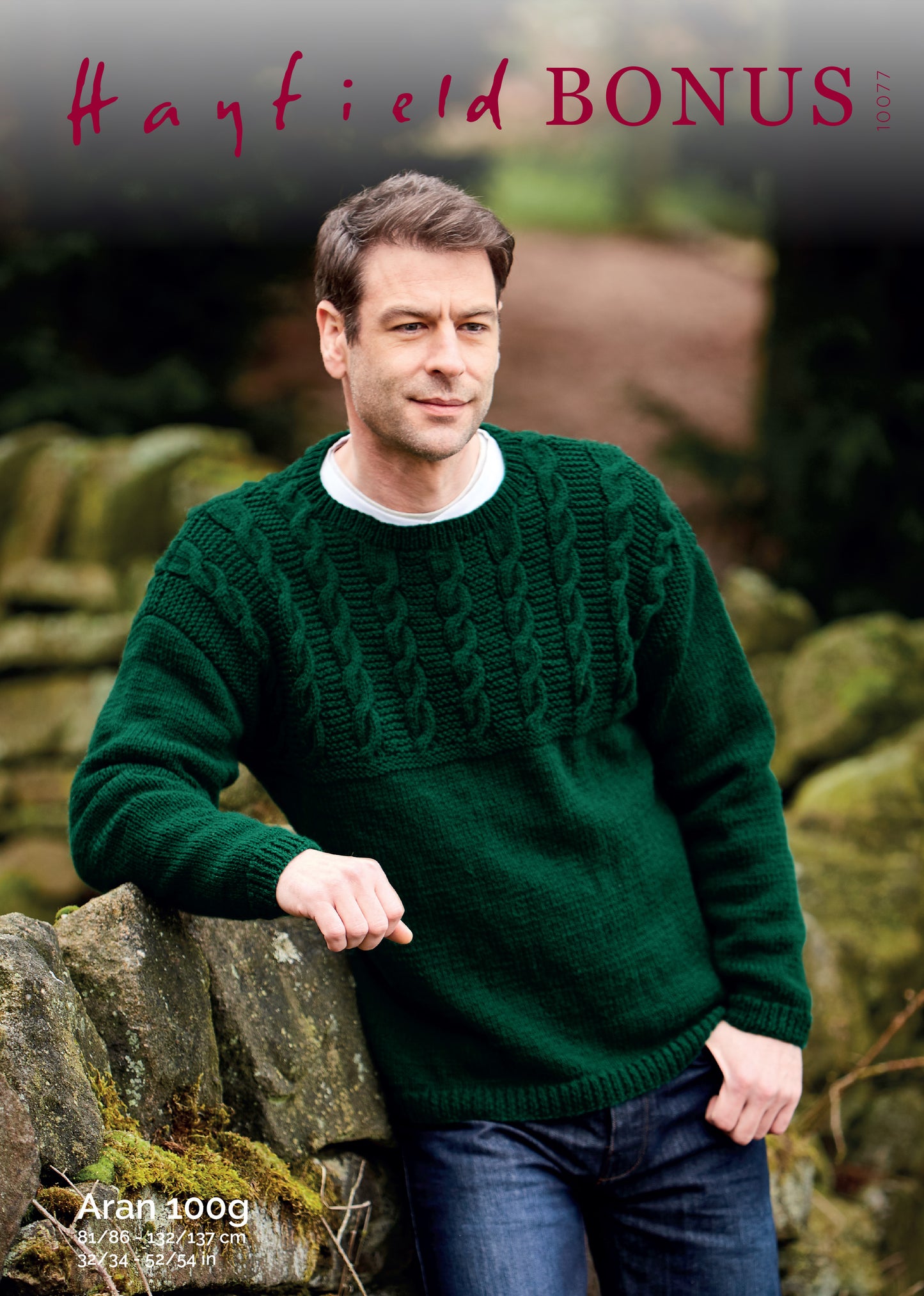 Hayfield Pattern 10077 - Sweater-mens- Hayfield bonus aran - Product image