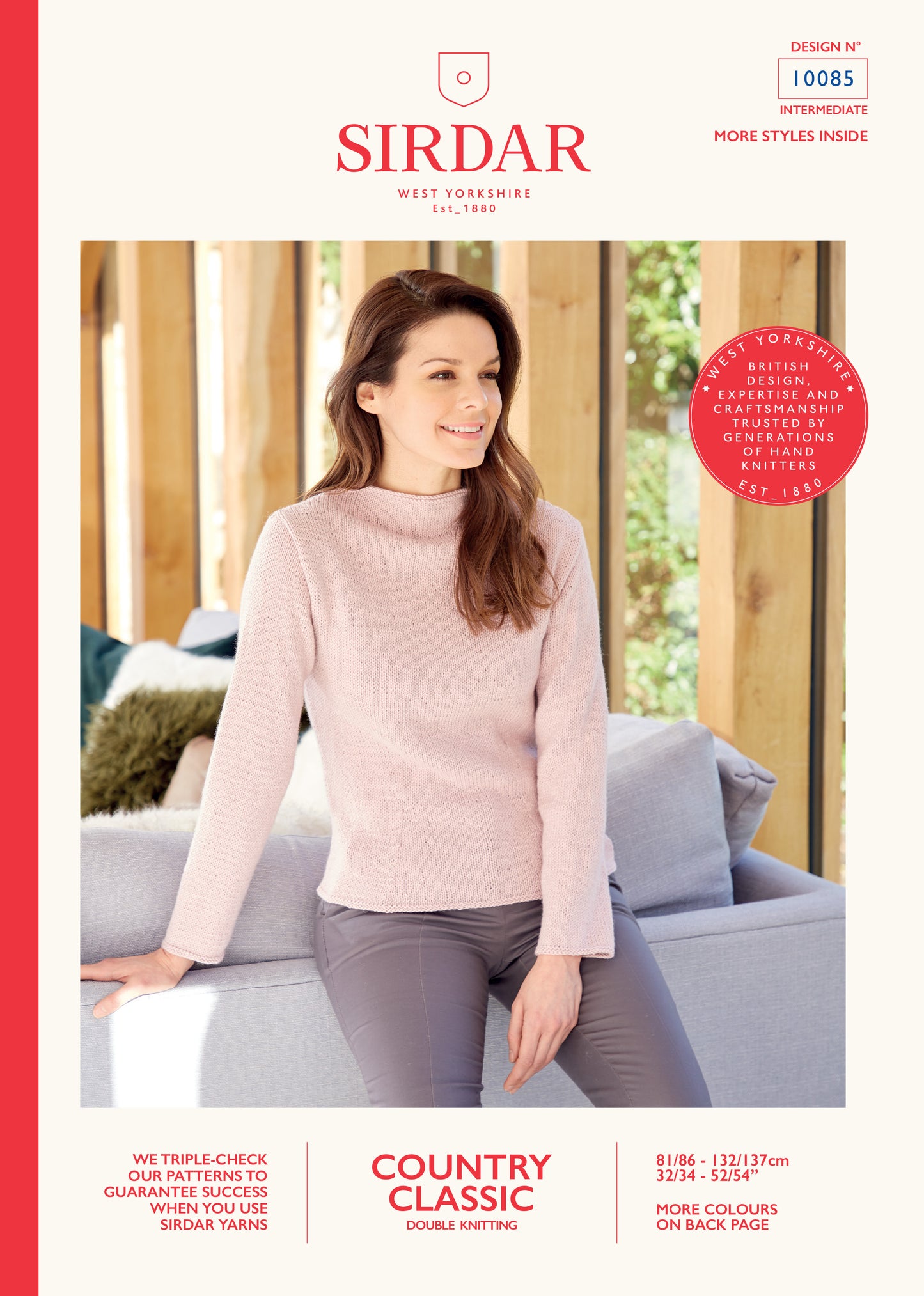 Sirdar Pattern 10085 - Sweater -Sirdar country classic DK - Product image