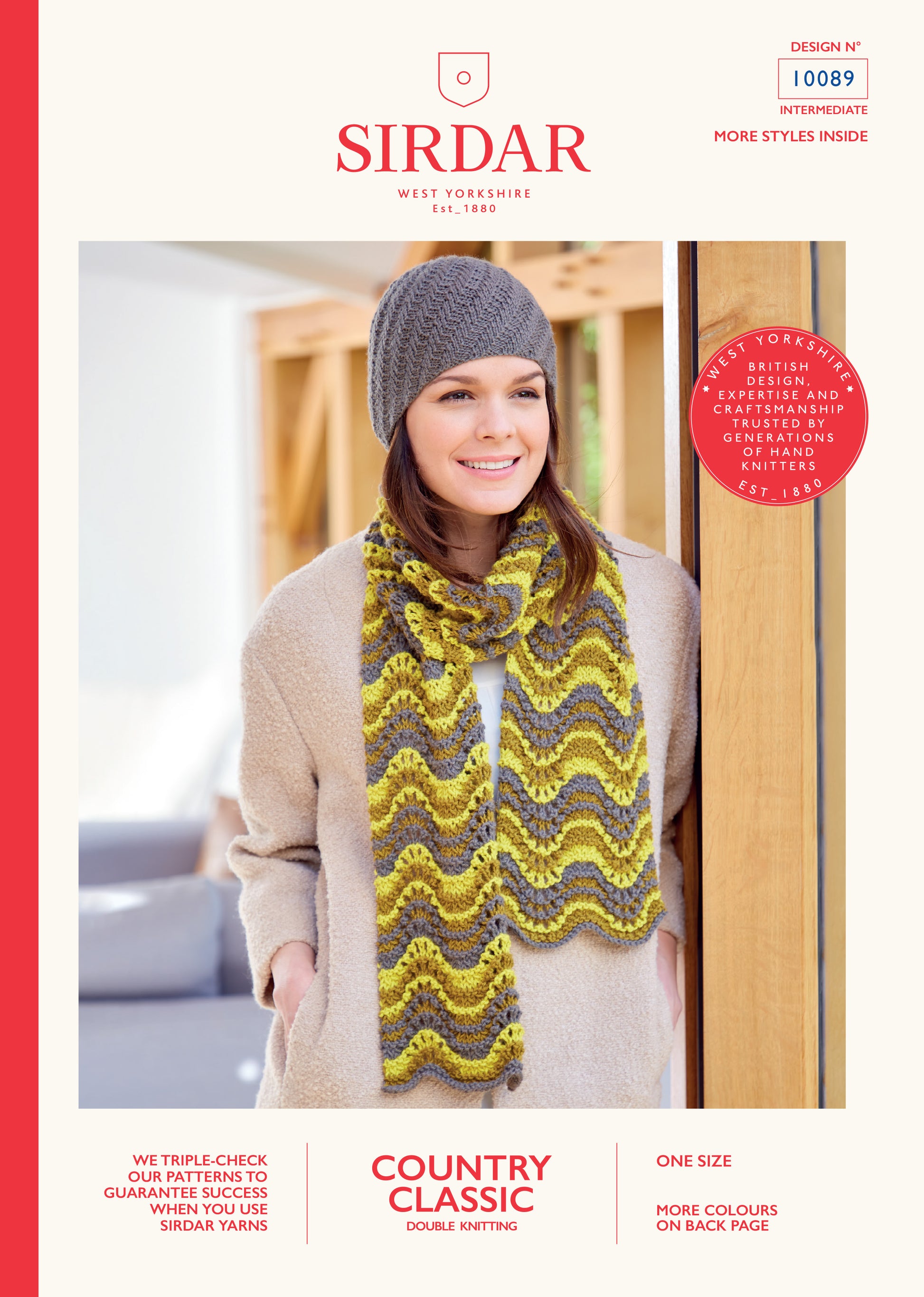 Sirdar Pattern 10089 - Scarf & hat-Sirdar country classic - Product image