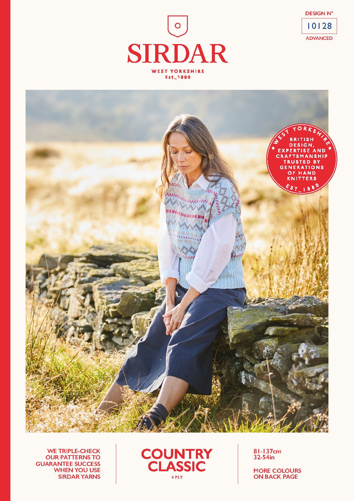Sirdar Pattern 10128 - Sirdar Country classic 4 ply - Product image