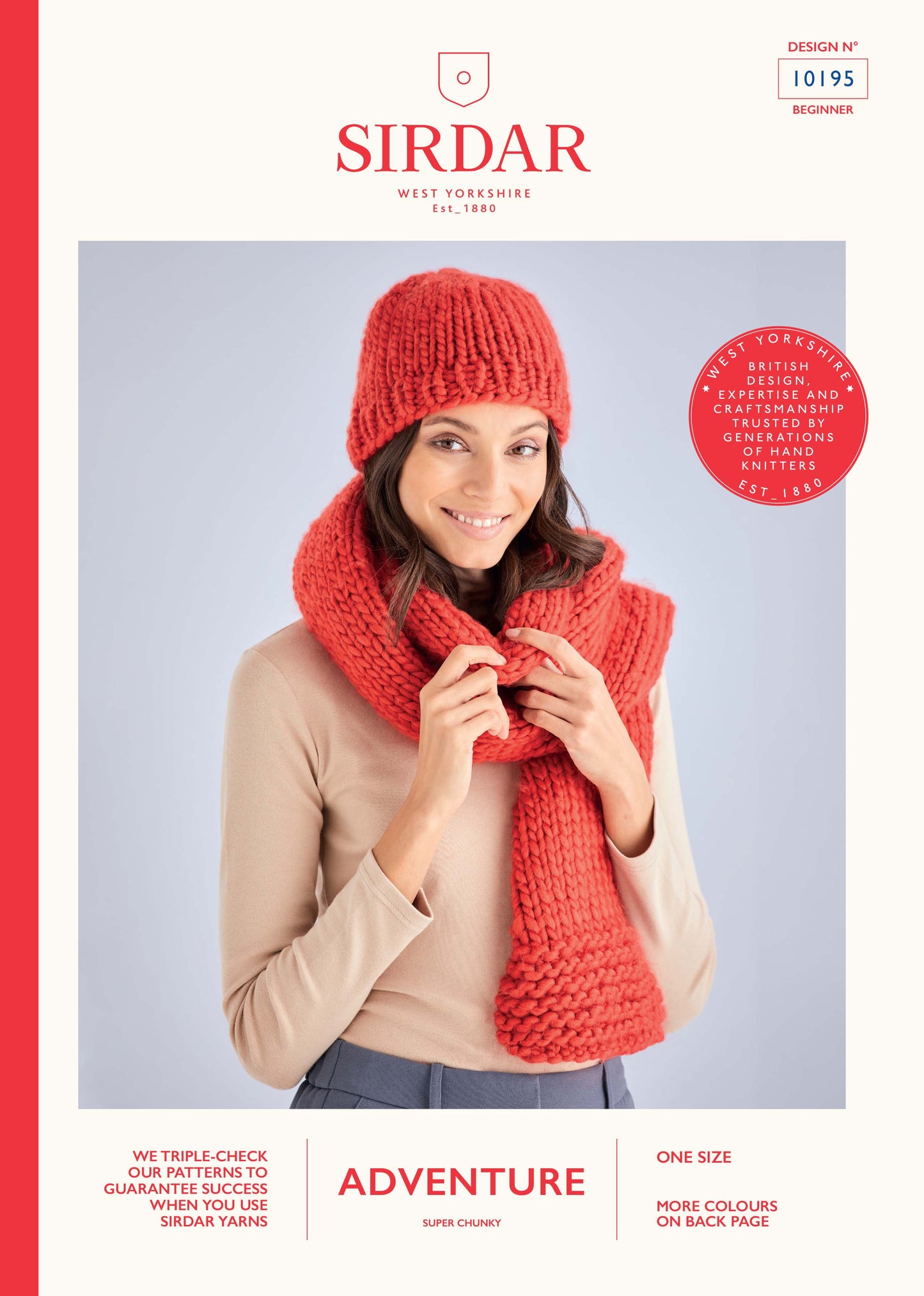 Sirdar Pattern 10195 - Hat & Scarf- Sirdar adventure - Product image