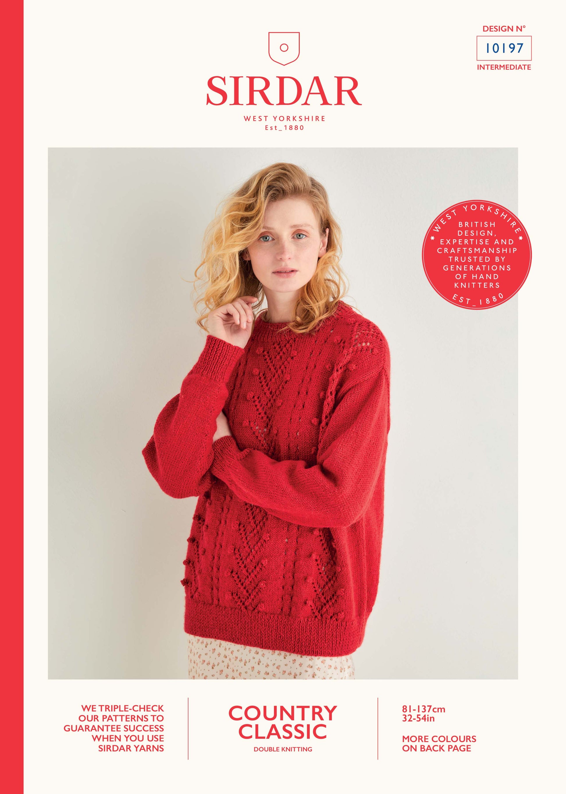 Sirdar Pattern 10197 - Sirdar Country ClassicDK - Product image