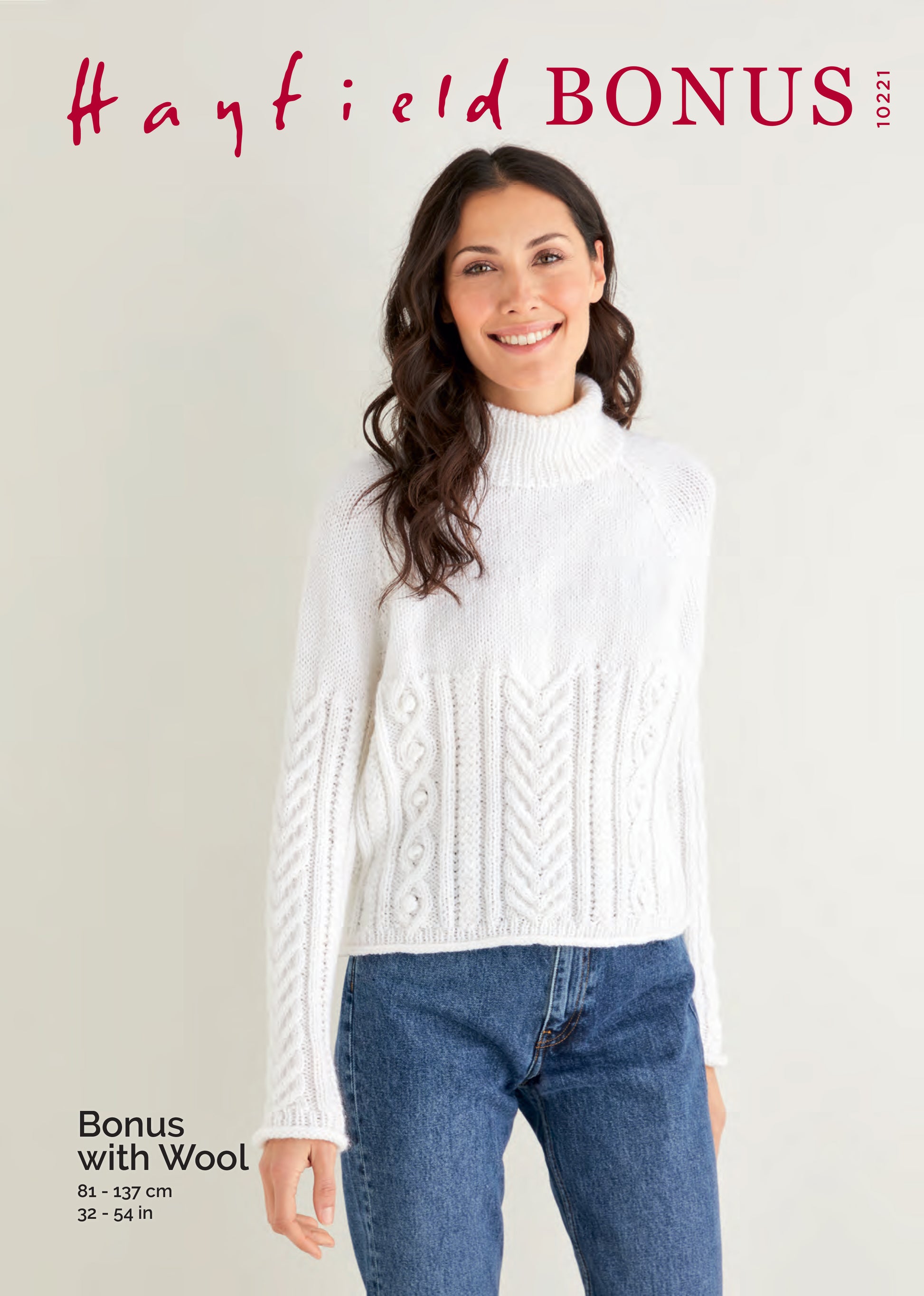 Hayfield Pattern 10221 - Sweater-Hayfield bonus with wool - Product image