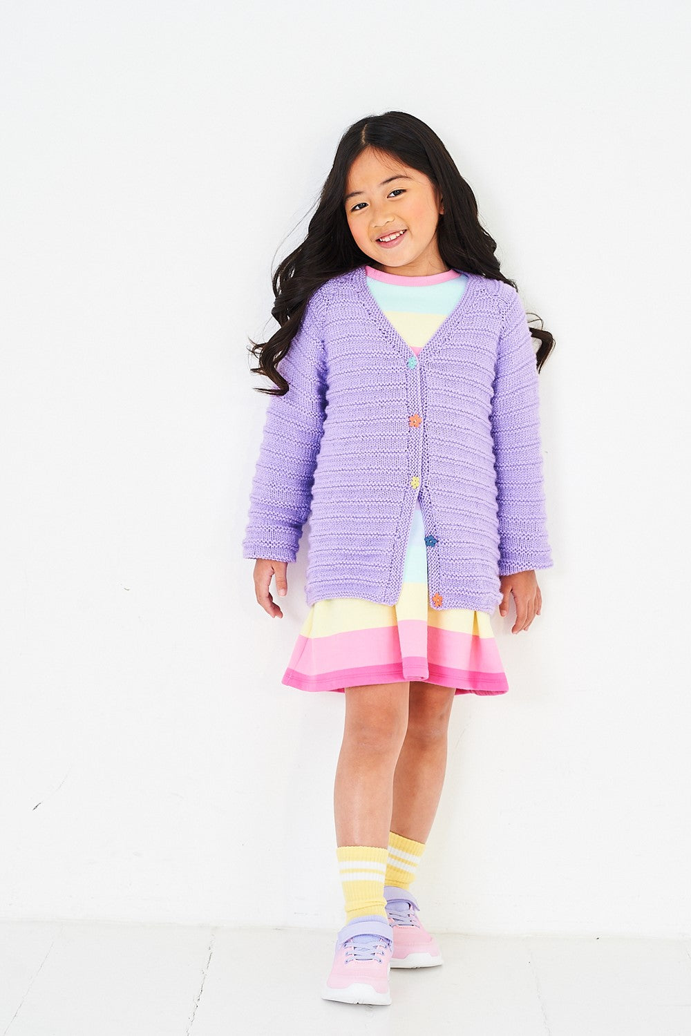 Stylecraft Special DK Pattern 10223 - Kids Cardigan - image 1