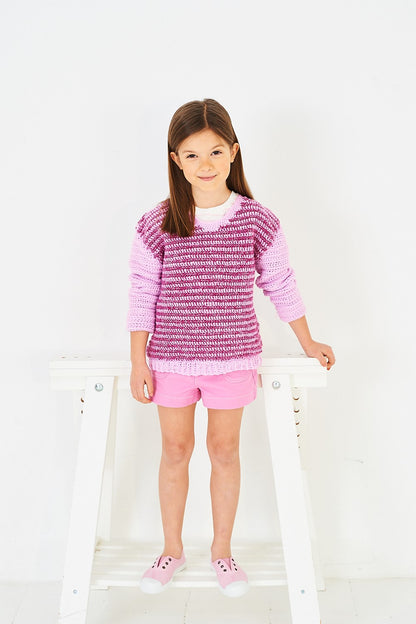 Stylecraft Special DK Pattern 10225 - Kids Sweaters - image 2