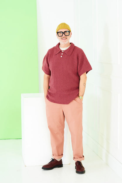 Stylecraft Bambino Pattern 10227 - Mens Crochet Tops - image 2