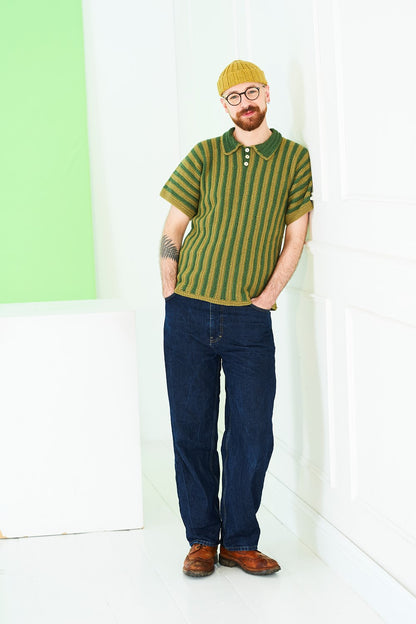 Stylecraft Bambino Pattern 10227 - Mens Crochet Tops - image 1