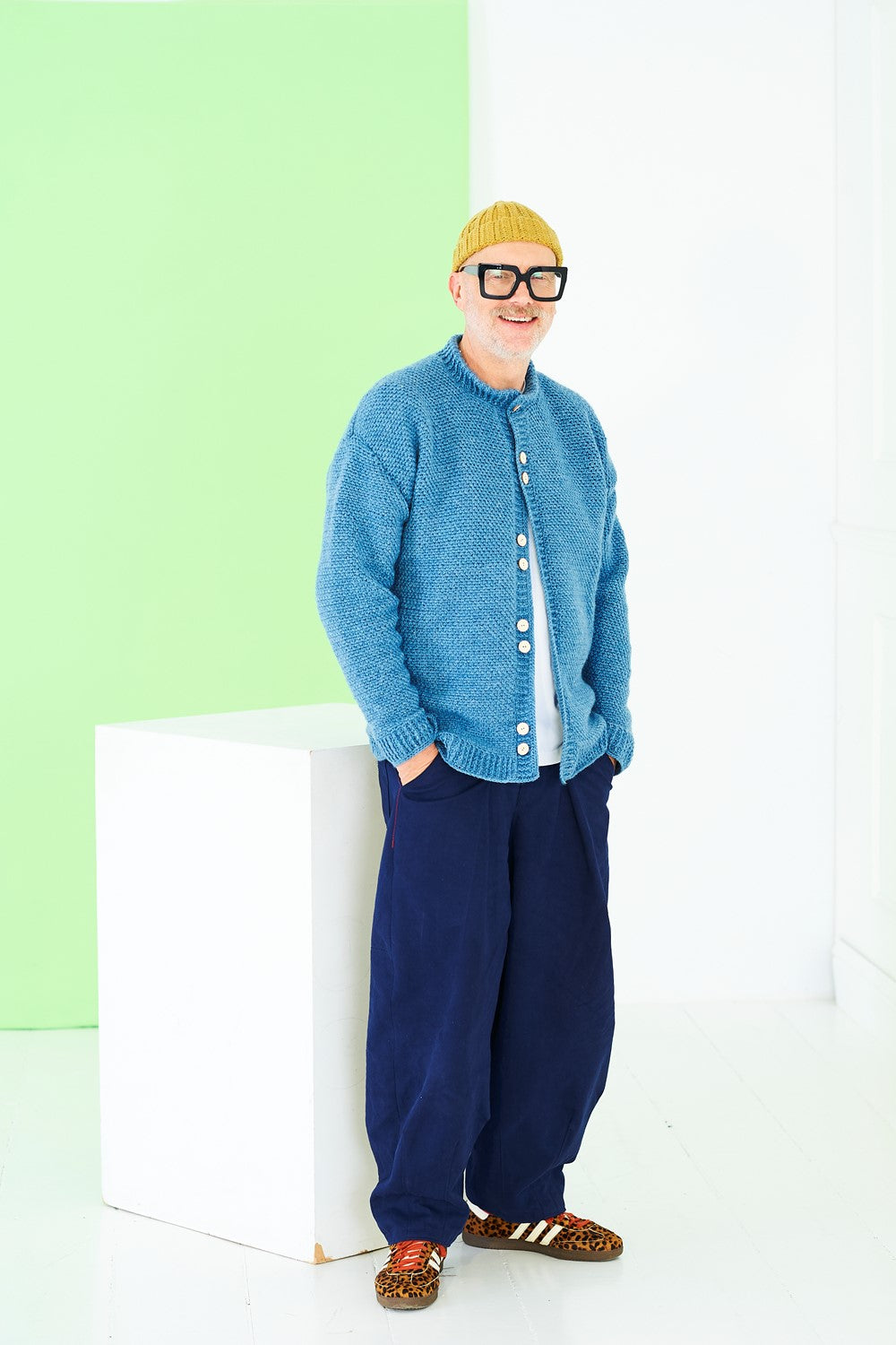 Stylecraft Bambino Pattern 10228 - Mens Crochet Cardigans - image 1