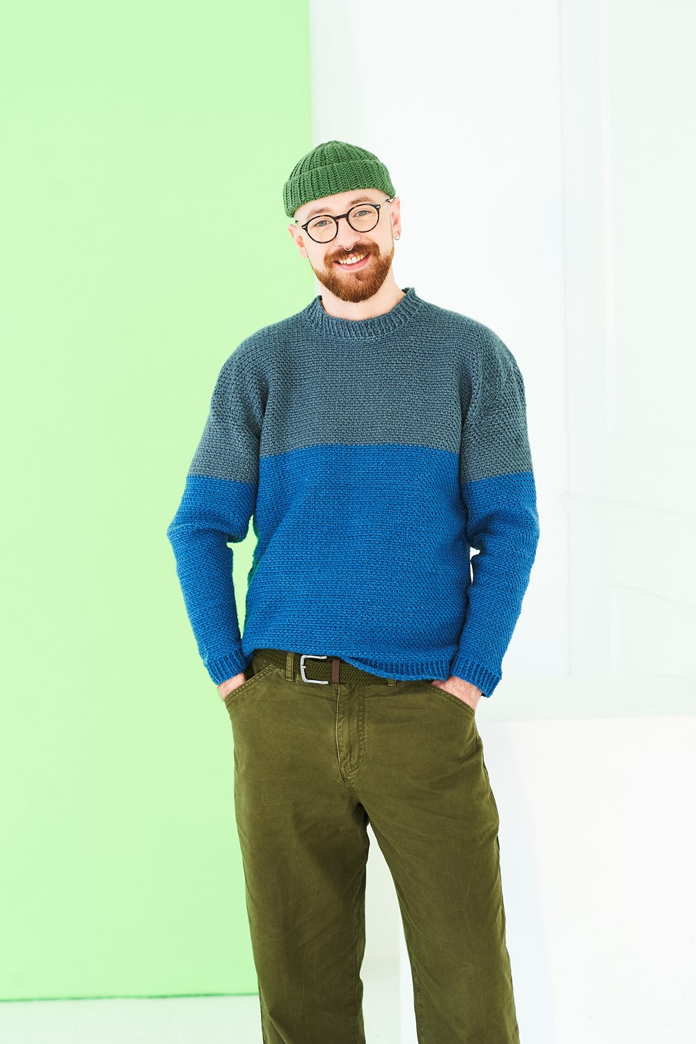 Stylecraft Bambino Pattern 10228 - Mens Crochet Cardigans - image 2