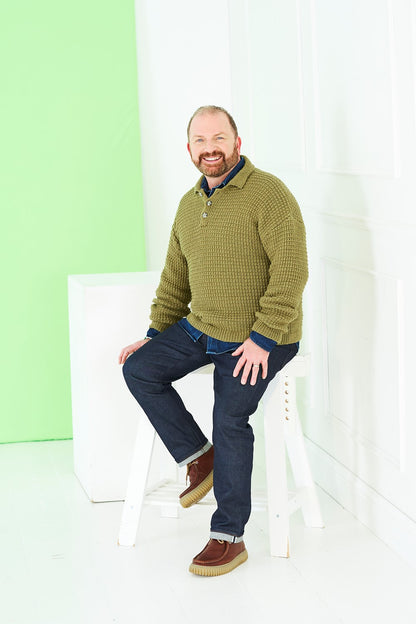 Stylecraft Bambino Pattern 10230 - Mens Cardigans - image 2