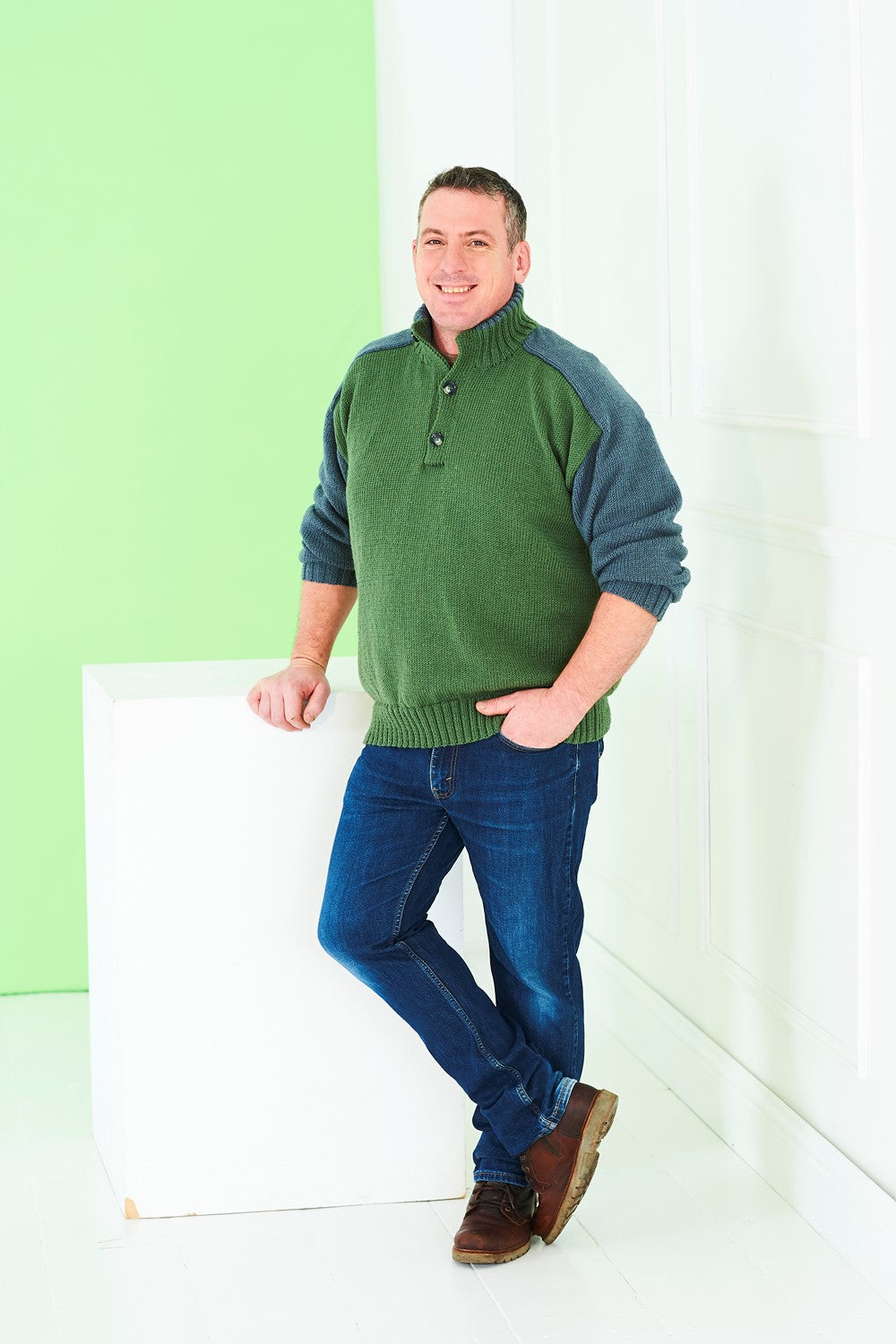 Stylecraft Bambino Pattern 10231 - Mens Sweaters - image 1