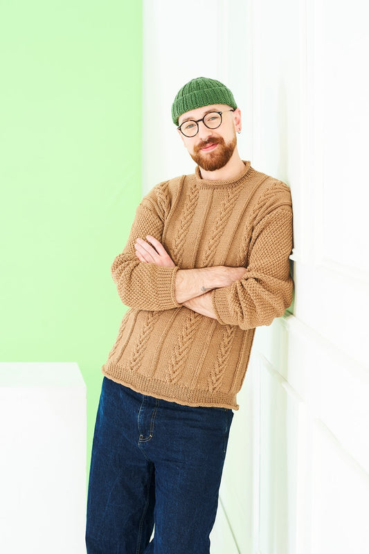 Stylecraft Bambino Pattern 10232 - Mens Sweaters - image 2