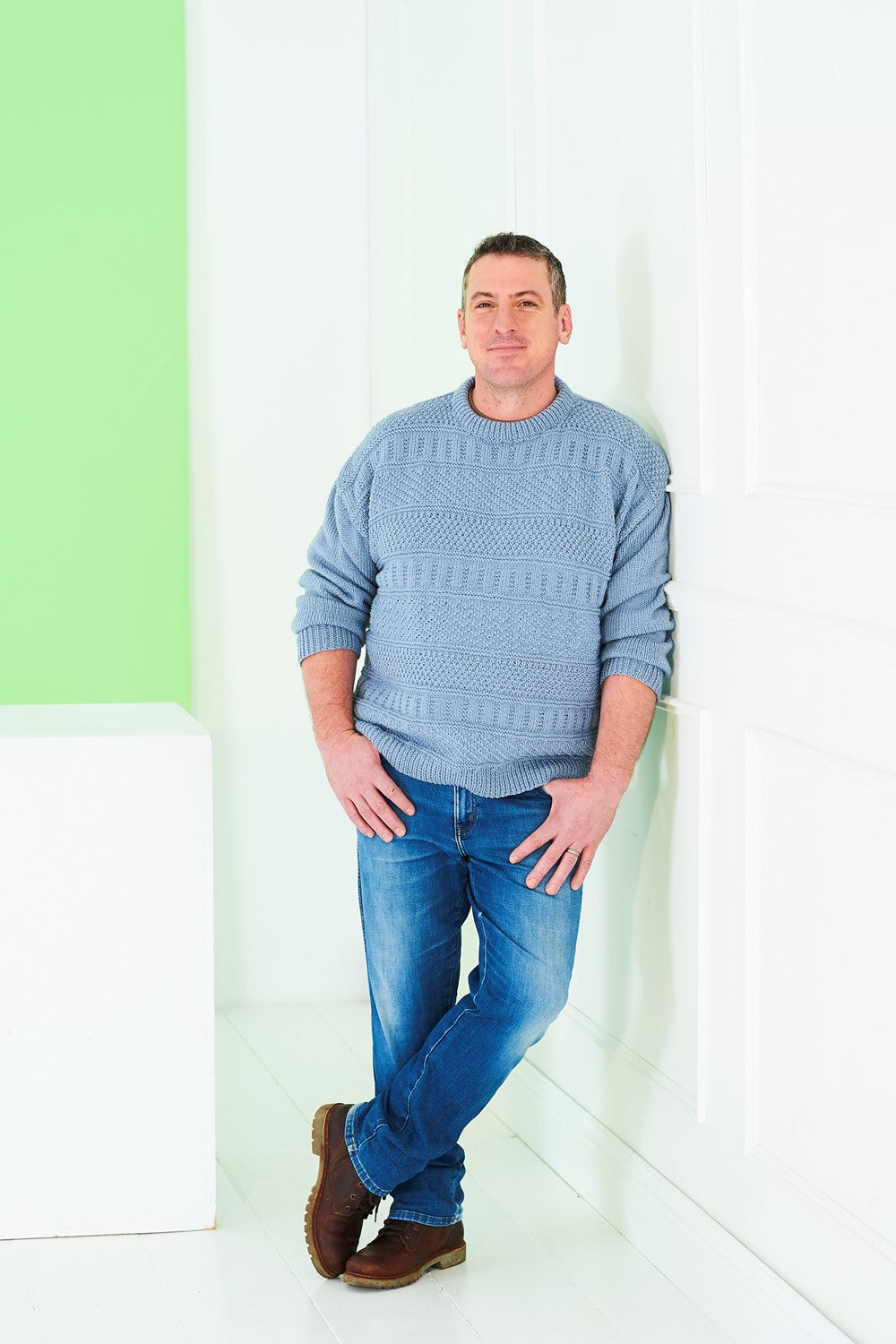 Stylecraft Bambino Pattern 10233 - Mens Sweaters - image 1