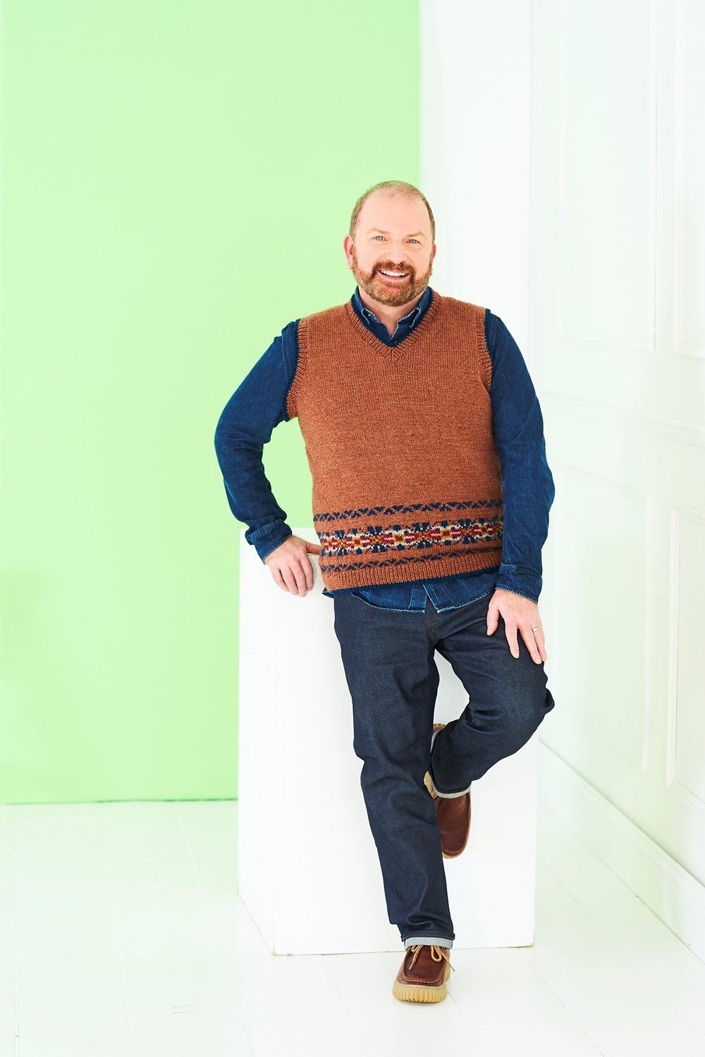Stylecraft Bambino Pattern 10234 - Mens Tank Tops - image 1