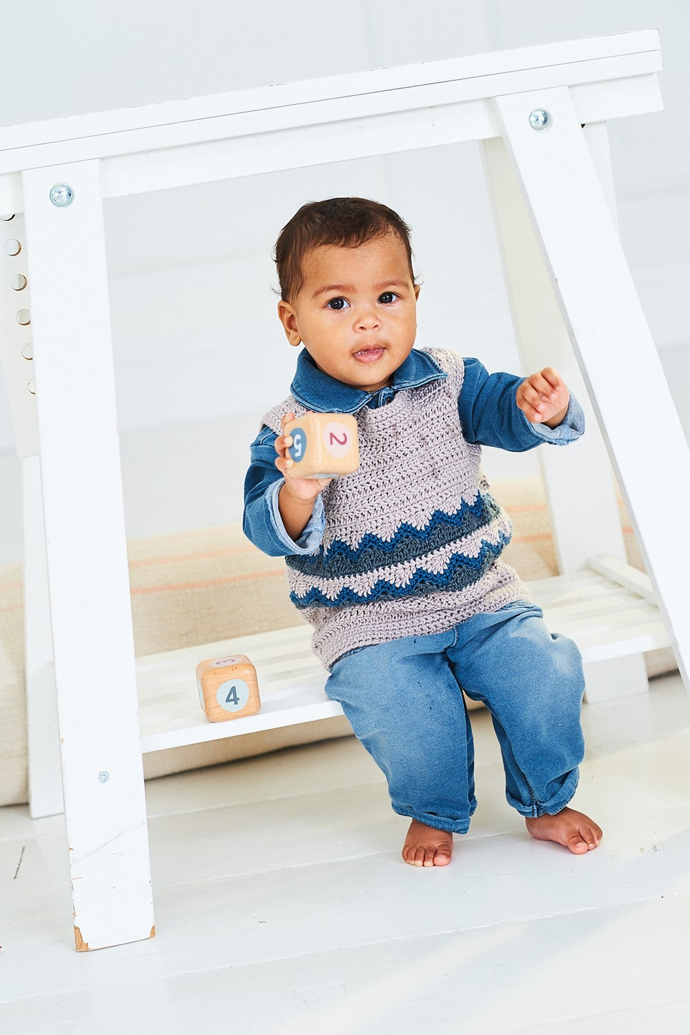 Stylecraft Bambino Pattern 10236 - Baby Crochet Tanks - image 1