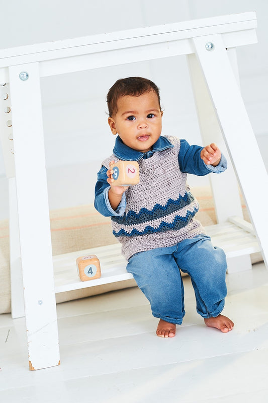 Stylecraft Bambino Pattern 10236 - Baby Crochet Tanks - image 1