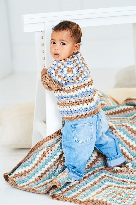 Stylecraft Bambino Pattern 10237 - Crochet Blankets - image 2