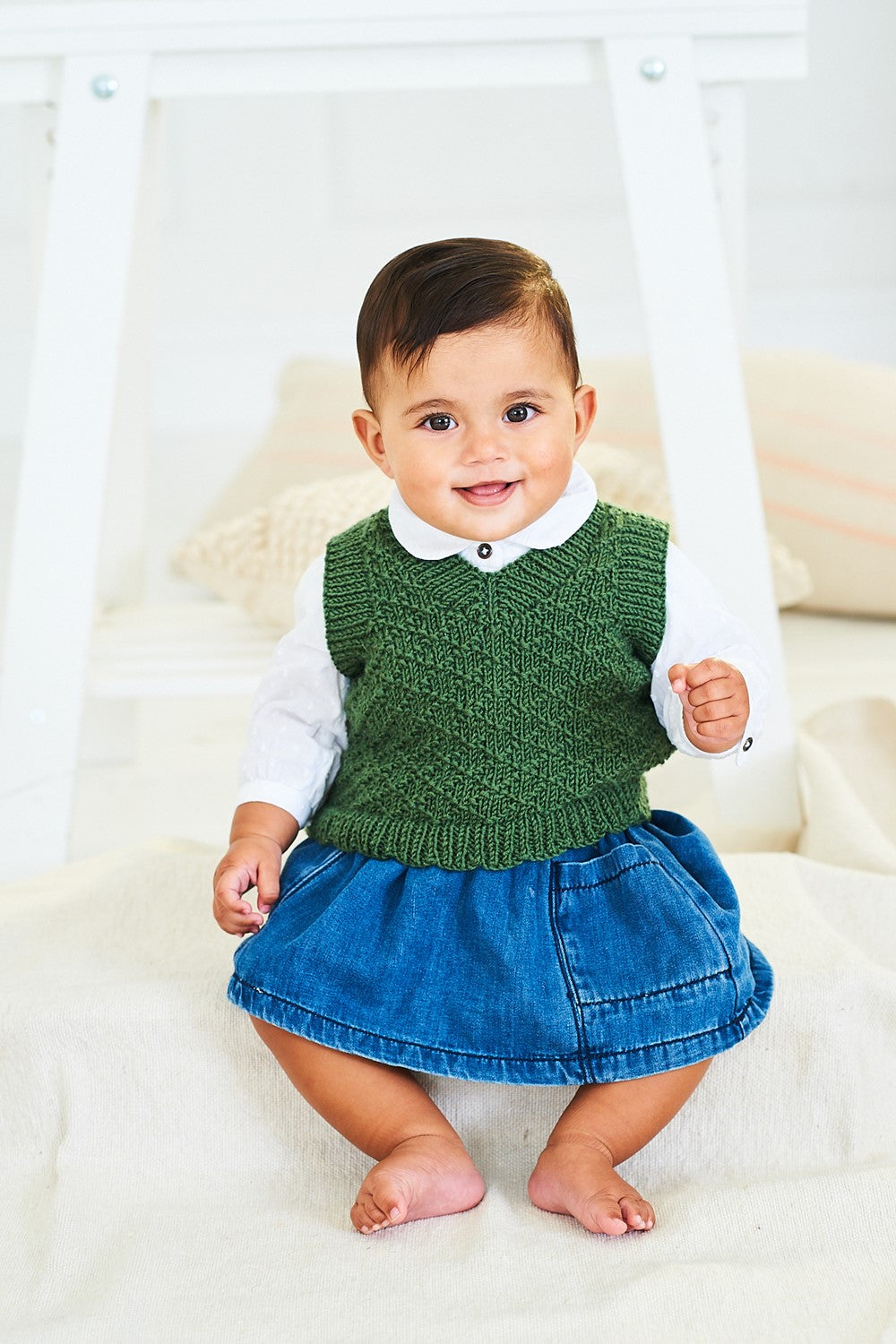 Stylecraft Bambino Pattern 10239 - Baby Tank Tops - image 1