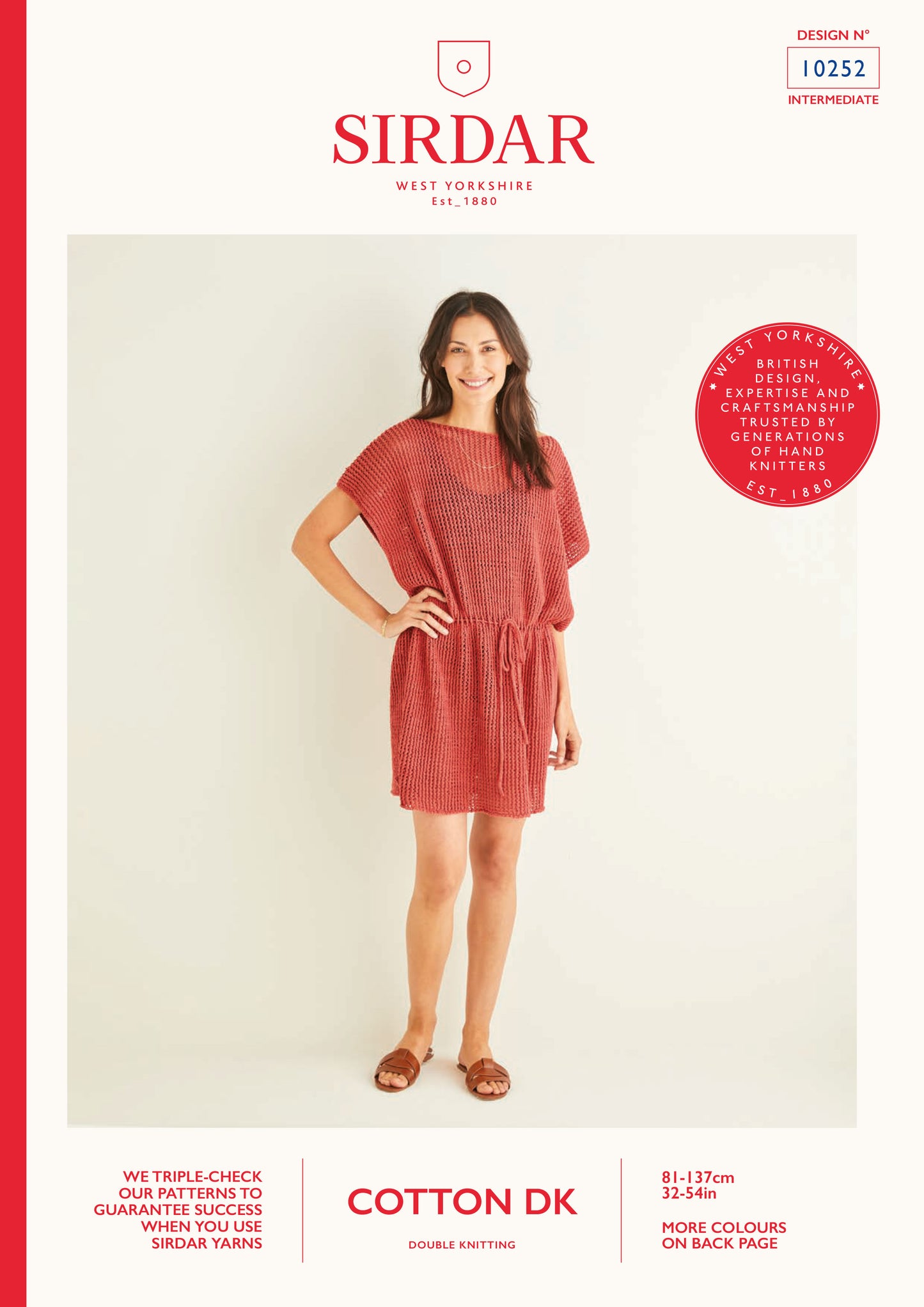 Sirdar Pattern 10252 - Turkish stitch kaftan-Sirdar DK - Product image