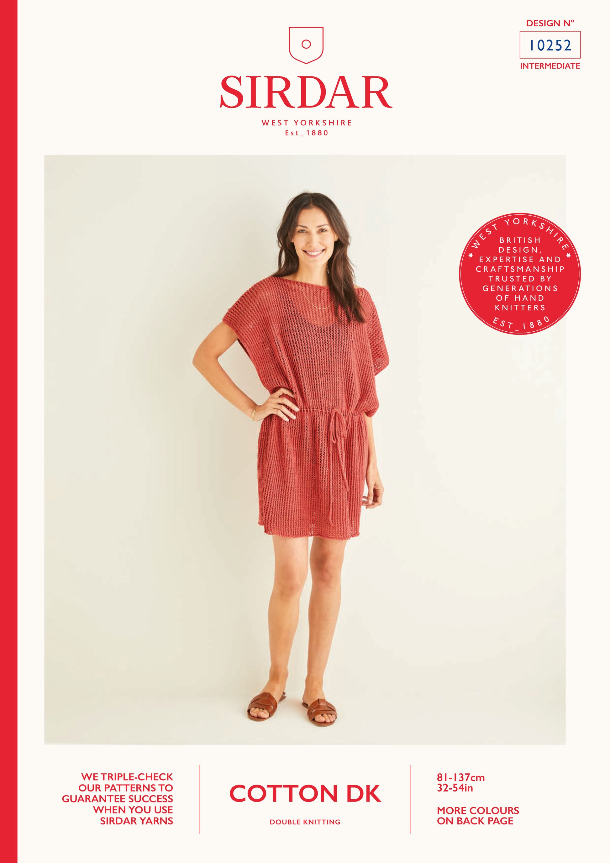 Sirdar Pattern 10252 - Turkish stitch kaftan-Sirdar DK - Product image