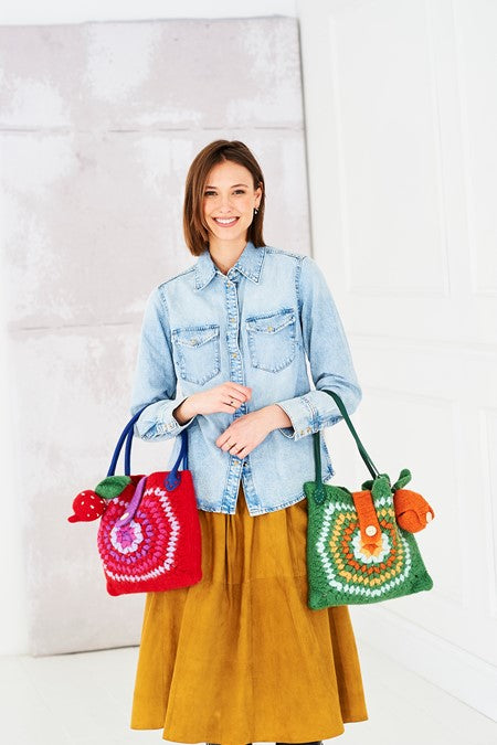 Stylecraft Floki Pattern 10290 - Felted Crochet Bags