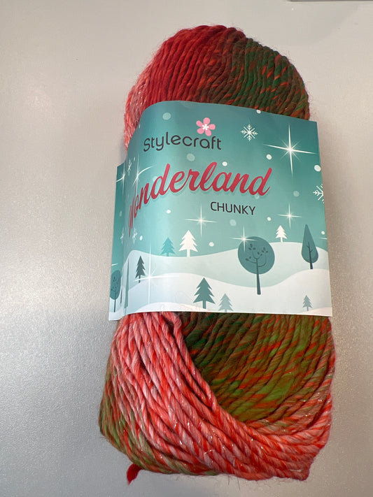 Stylecraft Wonderland Chunky in Rocking Robin — 100% Premium Acrylic, Chunky, 100g