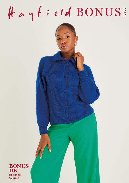 Sirdar Pattern 10592 - F013 Button Neck Sweater - Product image