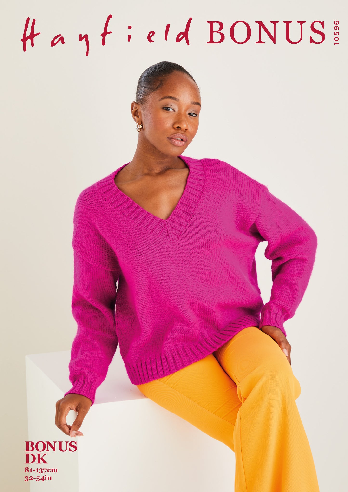 Sirdar Pattern 10596 - F013 V Neck Sweater - Product image