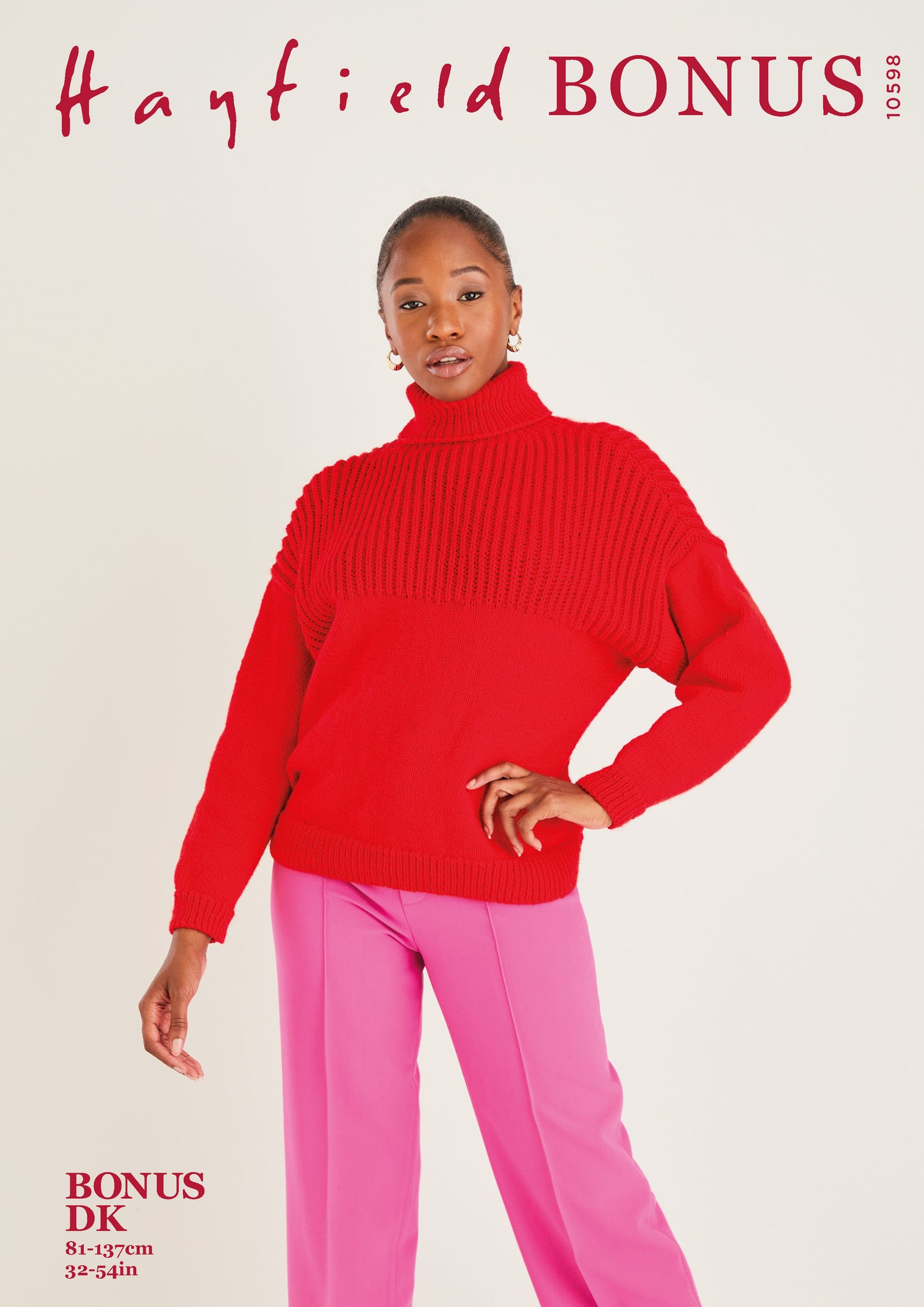 Sirdar Pattern 10598 - F013 Roll Neck Sweater - Product image