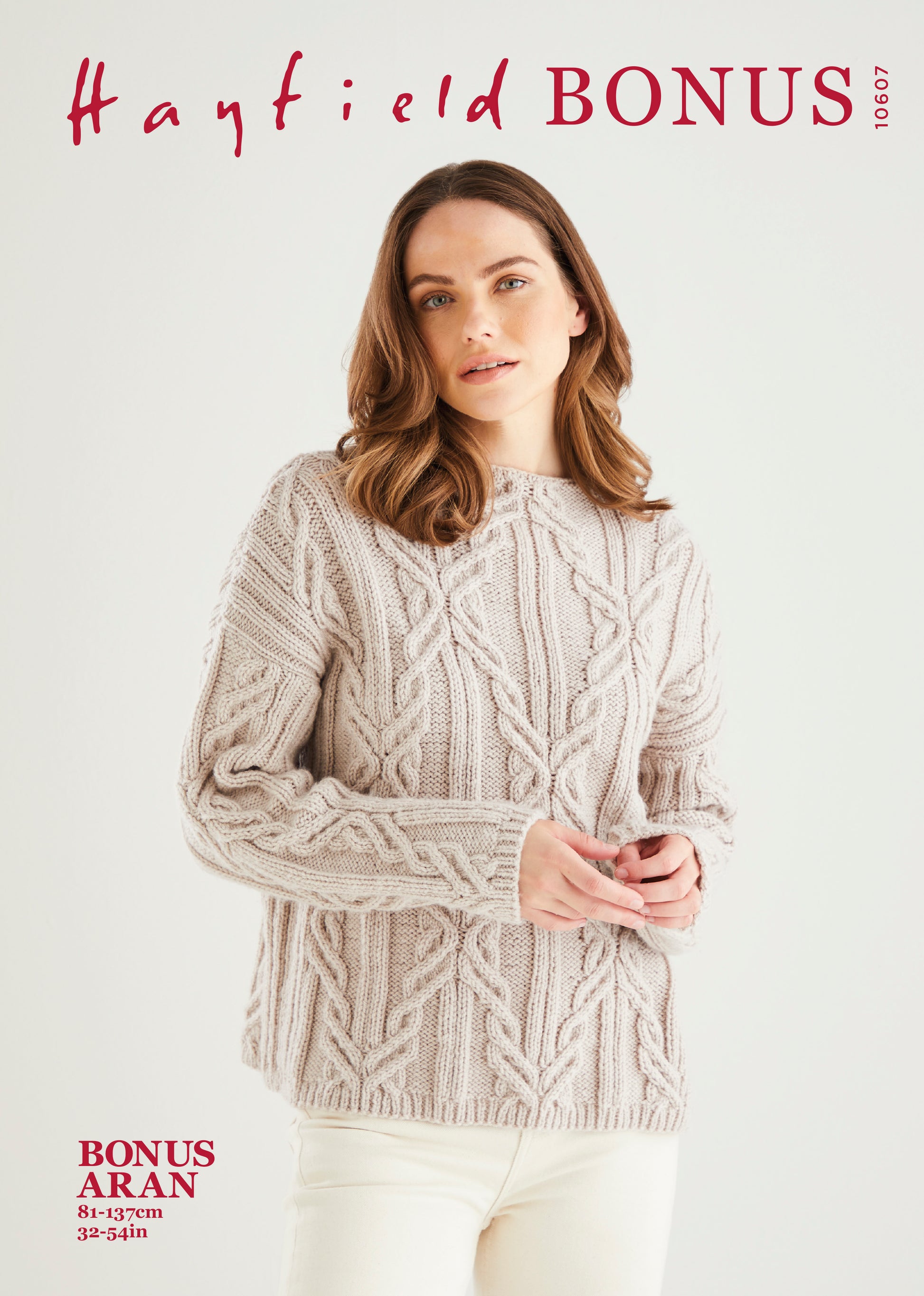 Sirdar Pattern 10607 - F236 Diamond Cable Sweater - Product image