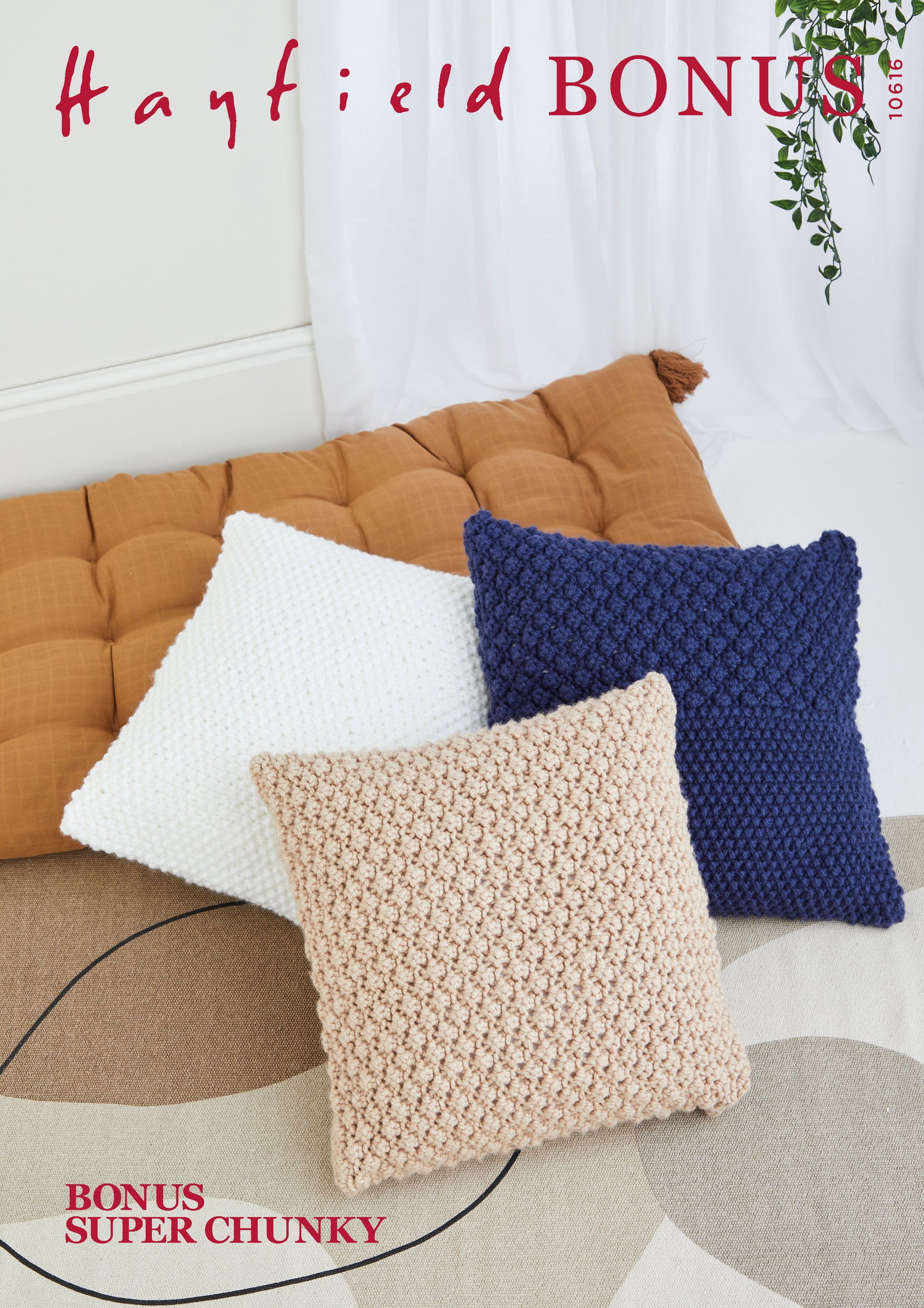 Sirdar Pattern 10616 - F032 Two Stitch Cushions - Product image