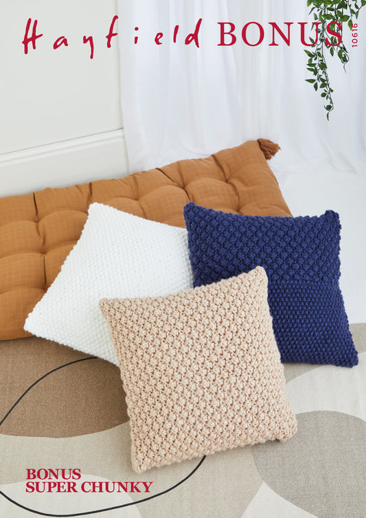Sirdar Pattern 10616 - F032 Two Stitch Cushions - Product image