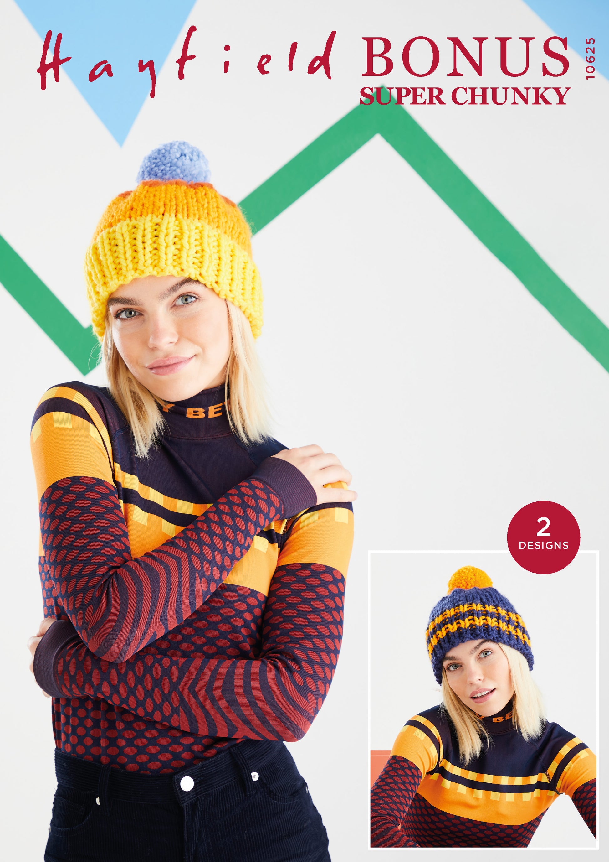 Sirdar Pattern 10625 - F032 Apres ski pompom hat - Product image