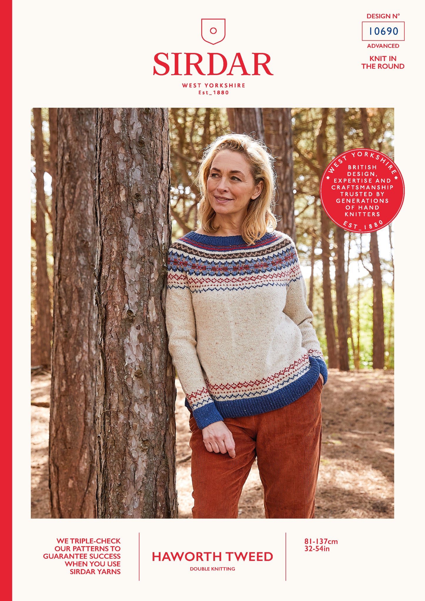 Sirdar Pattern 10690 - F007 Rambling Sweater - Product image