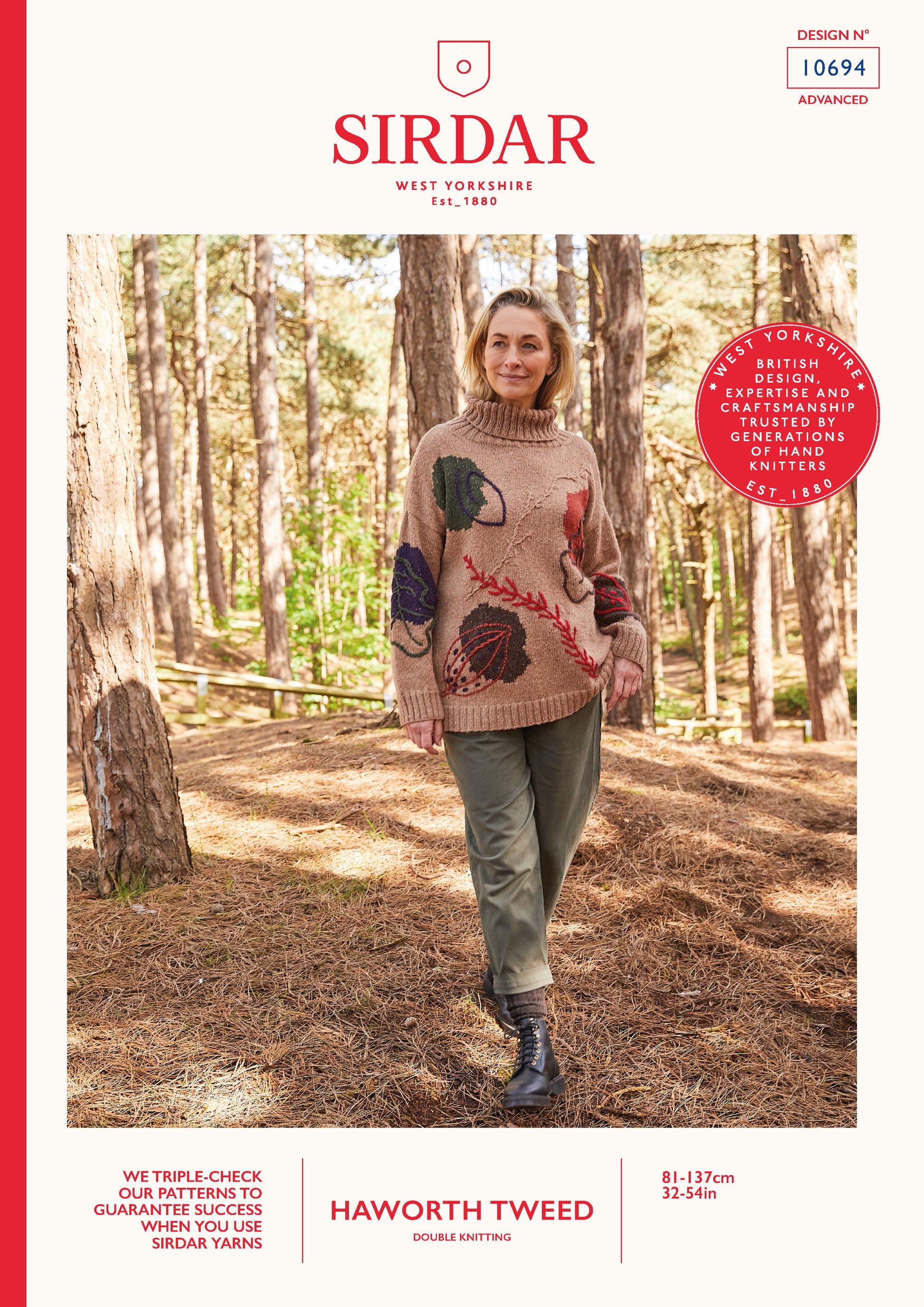 Sirdar Pattern 10694 - F007 Hedgerow Sweater - Product image
