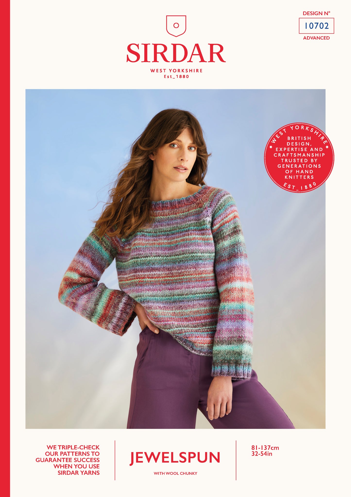 Sirdar Pattern 10702 - F258 Whirlpool Sweater - Product image