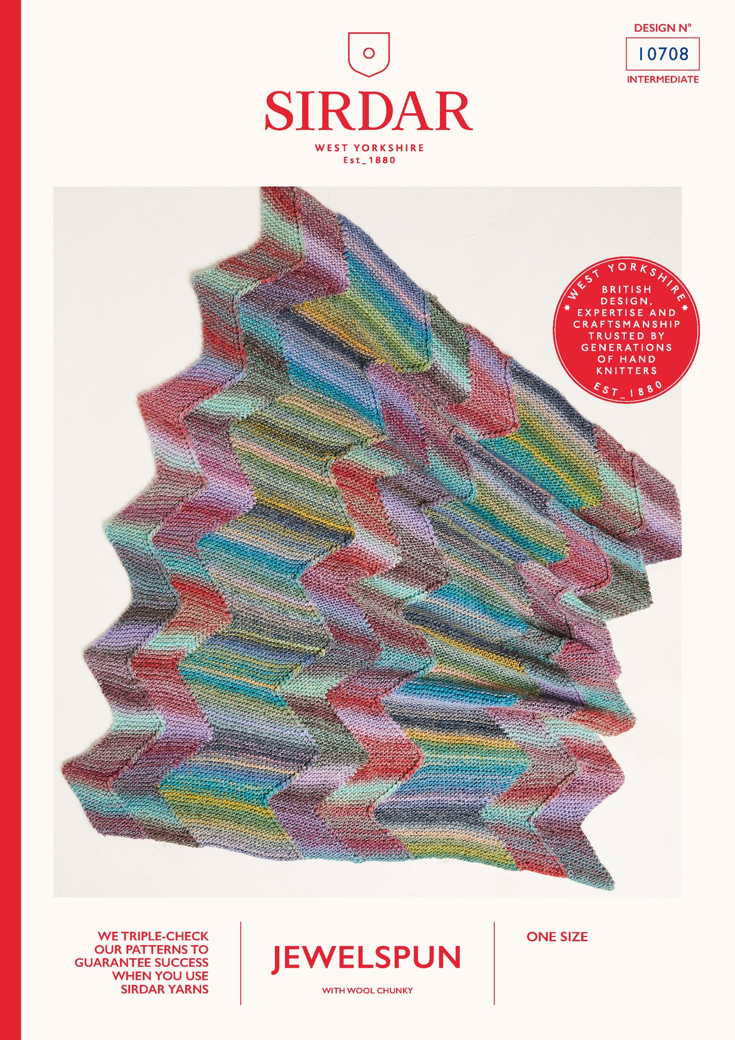 Sirdar Pattern 10708 - F258 Making Waves Blanket - Product image