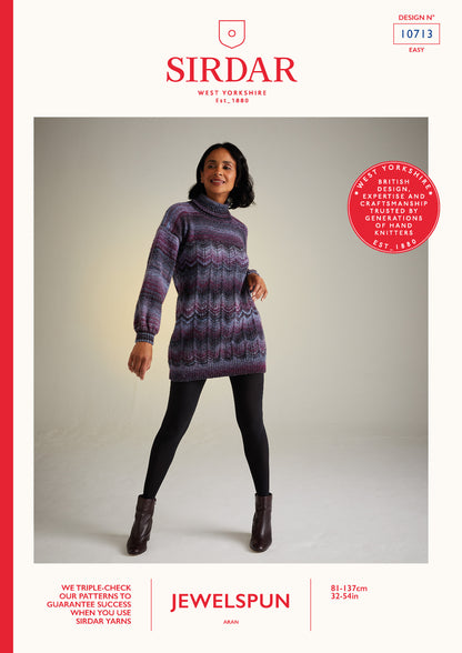 Sirdar Pattern 10713 - F237 Night Blooming Roll Neck - Product image