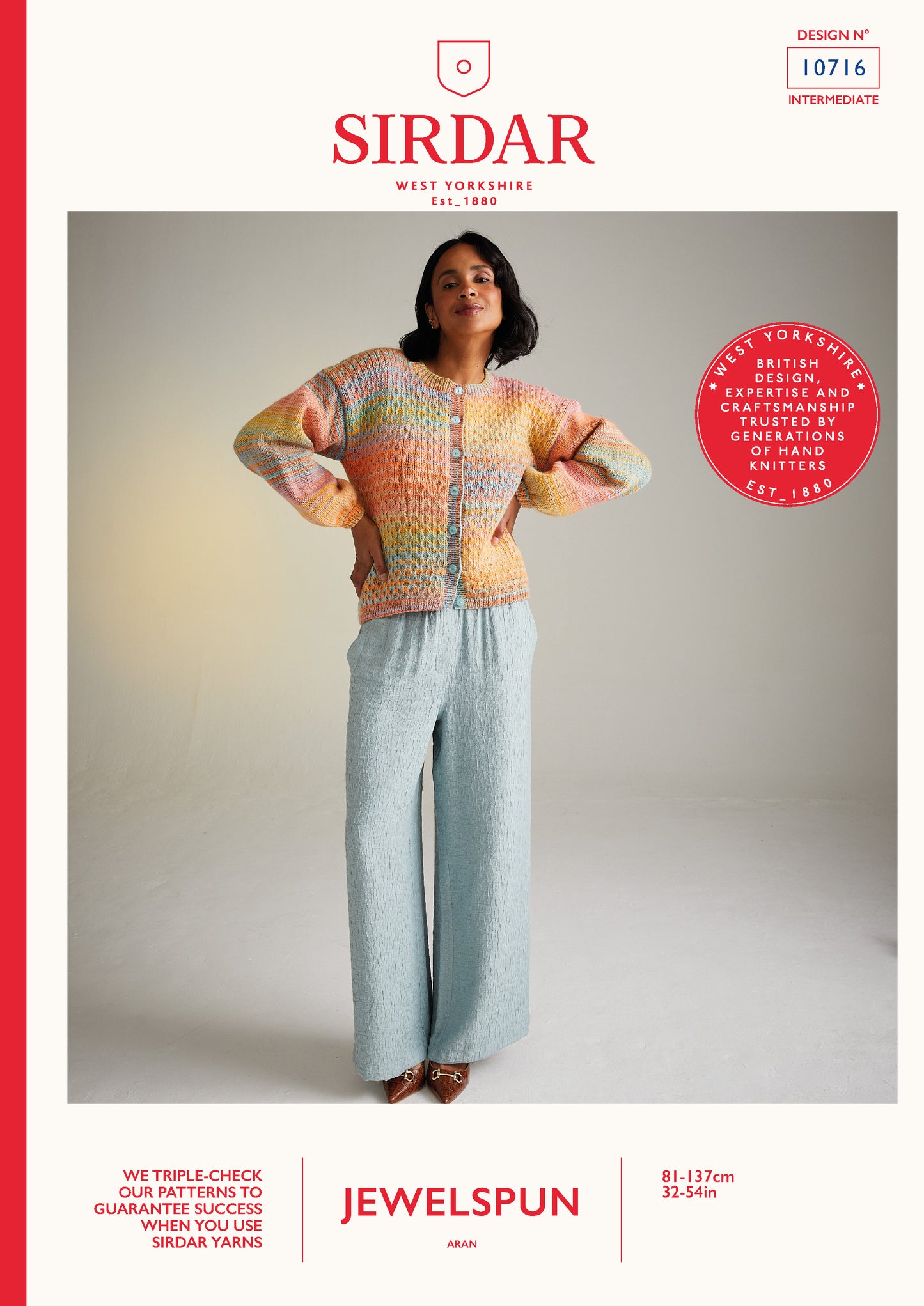 Sirdar Pattern 10716 - F237 Twilight Trellis Cardigan - Product image