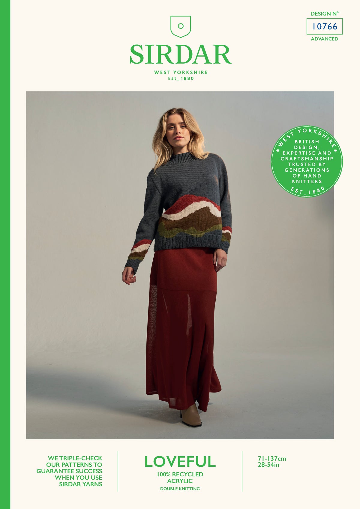 Sirdar Pattern 10766 - F260 Earthscape Sweater - Product image