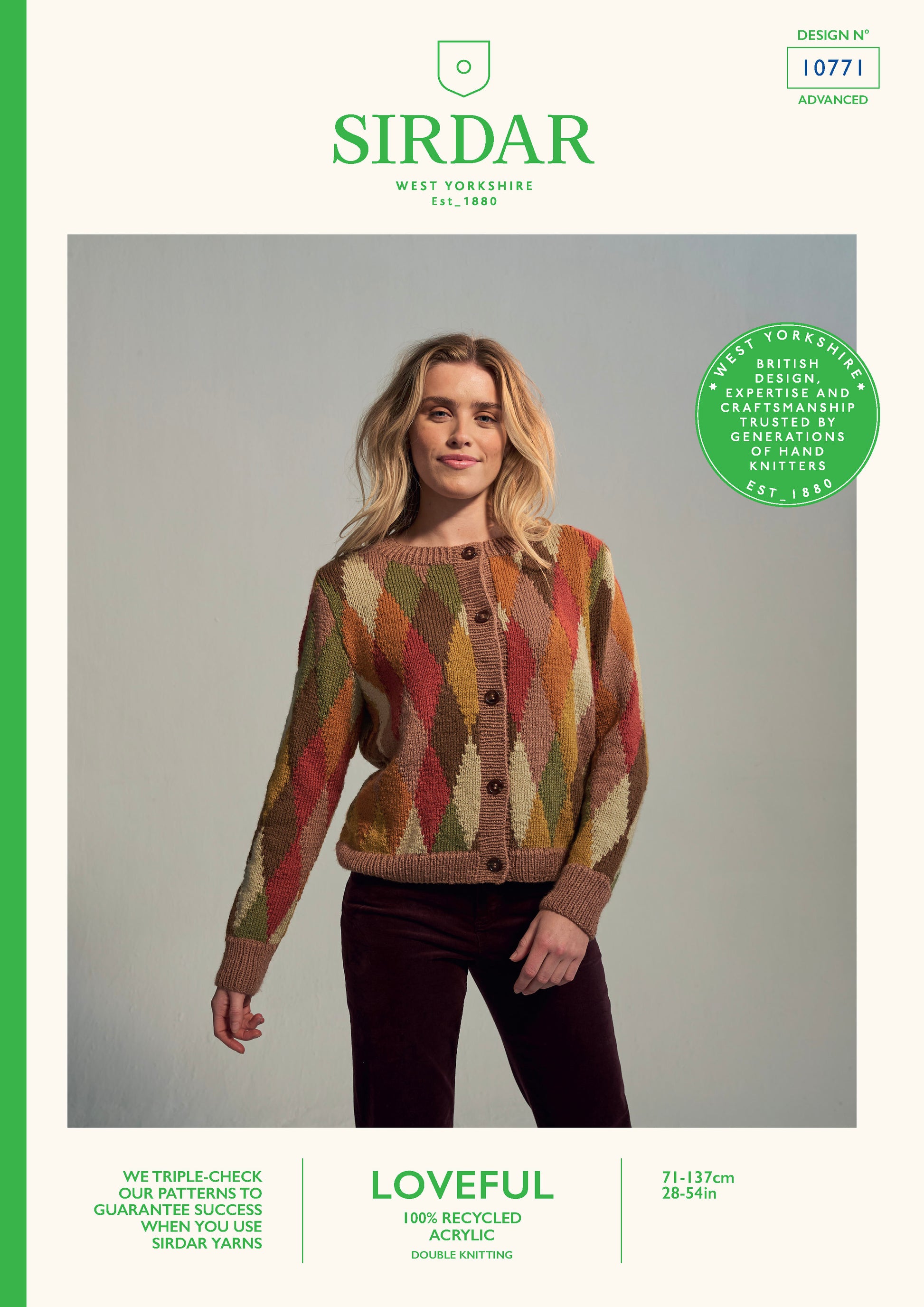 Sirdar Pattern 10771 - F260 Crossing Con