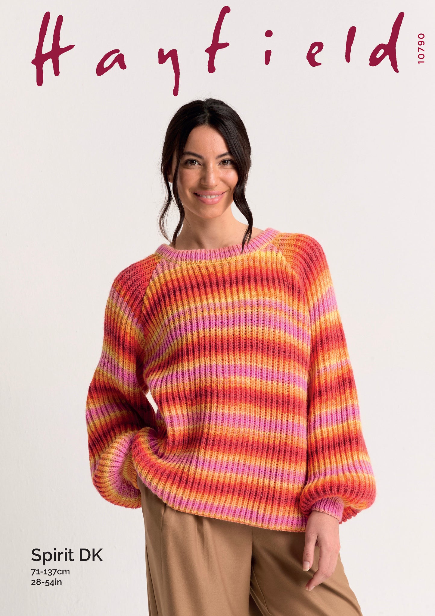 Sirdar Pattern 10790 - F252 Raglan Rib Sweater - Product image