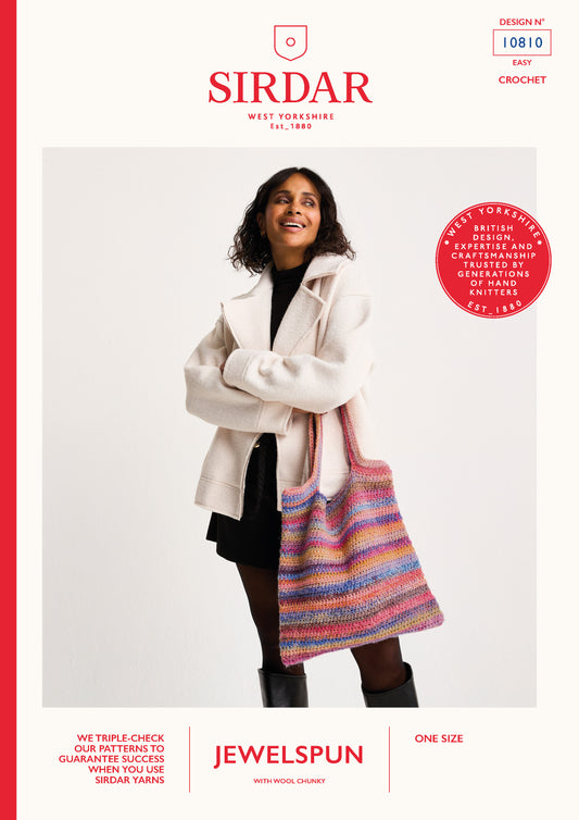 Sirdar Pattern 10810 - F258 Crystal Crochet Bag - Product image