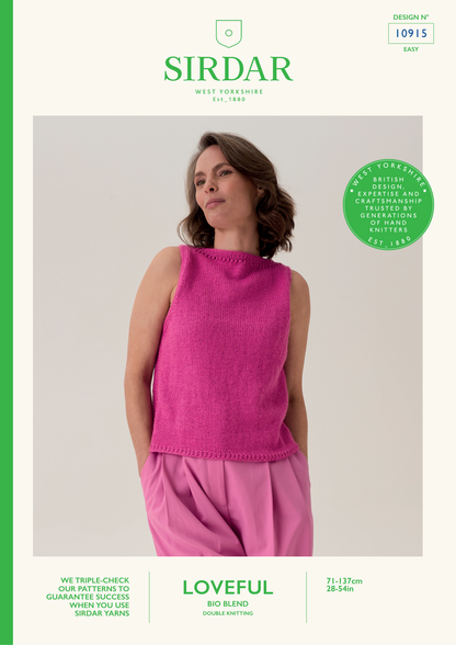 Sirdar Pattern 10915 - Sirdar
