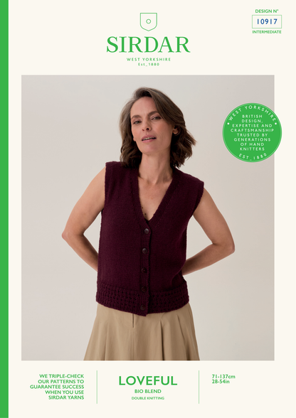Sirdar Pattern 10917 - Sirdar